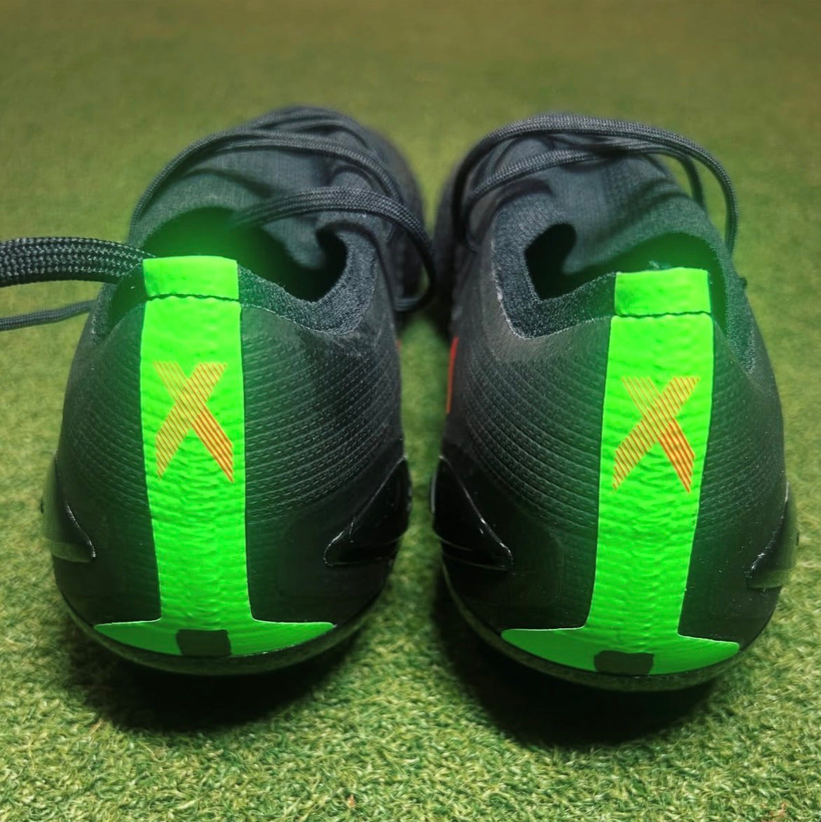 Adidas X Speedportal.1 FG Core Black/Solar Red/Solar Green behind