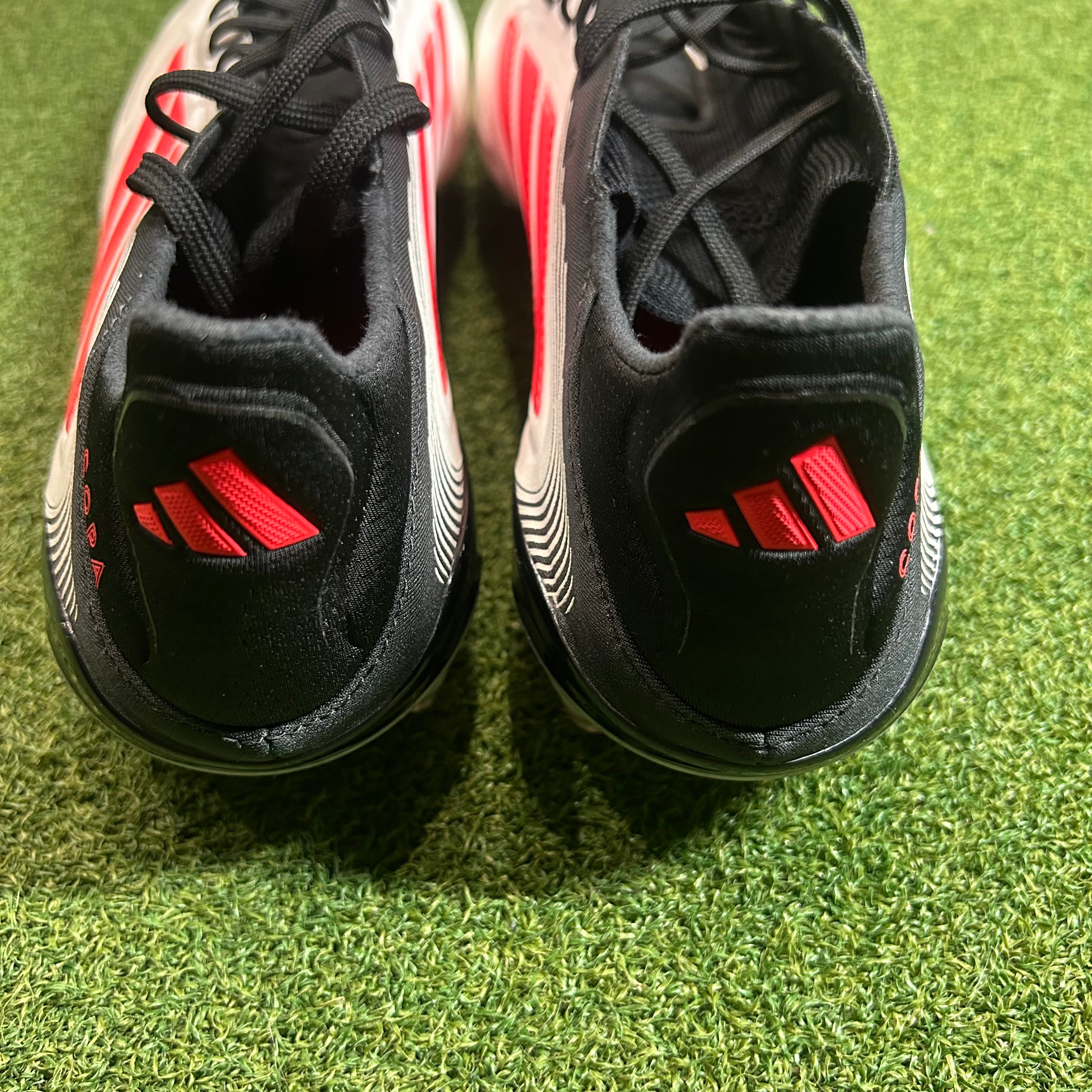 Adidas Copa Pure III Elite Leather FG White/Lucid Red/Black *Sample* back view