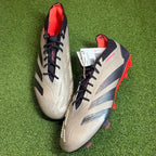 Adidas Predator Elite Vivid Horizon Pack FG Platin Metallic/Aurora Black/Carbon front view