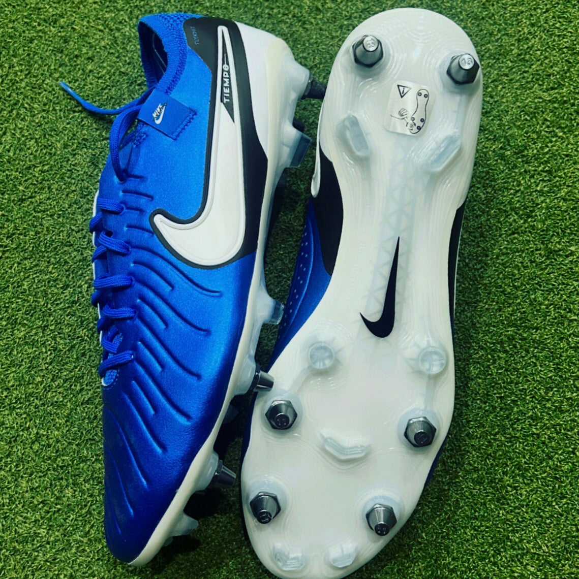 Nike Tiempo Legend 10 Elite SG Soar Blue White stud view