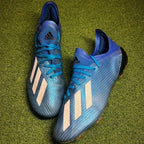 Adidas X 19.1 FG Firm Ground Football Boots Royal Blue/Footwear White/Core Black front view