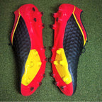 New Balance Visaro Pro FG Galaxy/Bright Cherry stud view