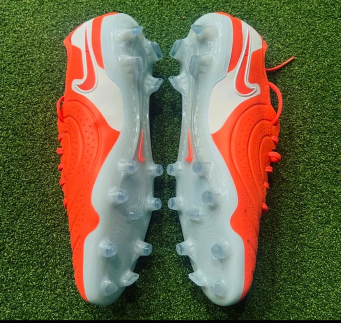 Nike Tiempo Legend X Elite FG Hot Lava/White stud view